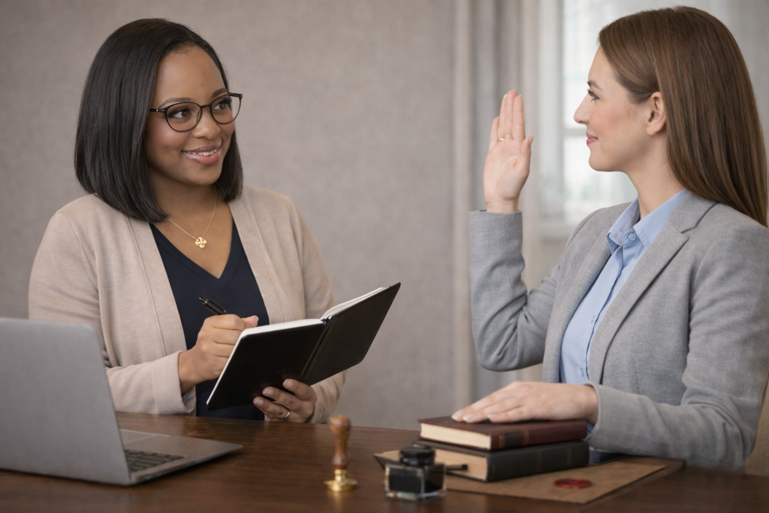 Notary affirmation and oaths